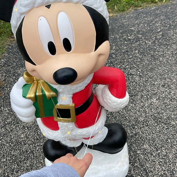 Disney Festive Mickey Mouse in Red Santa Outfit